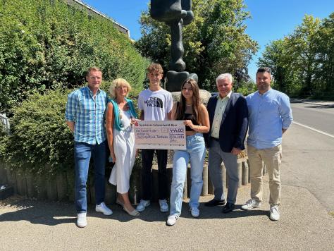 Spendenübergabe an die Nachsorgeklinik Tannheim