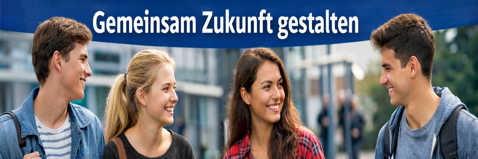 Schülerinnen und Schüler arbeiten gemeinsam an einer besseren Zukunft