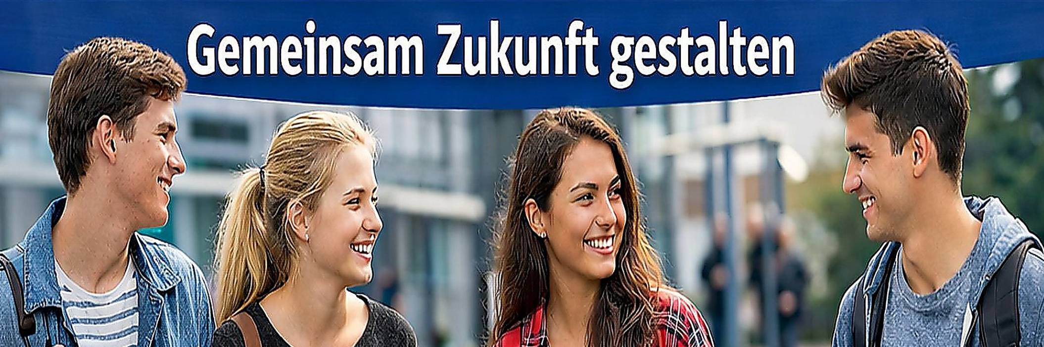Schülerinnen und Schüler arbeiten gemeinsam an einer besseren Zukunft
